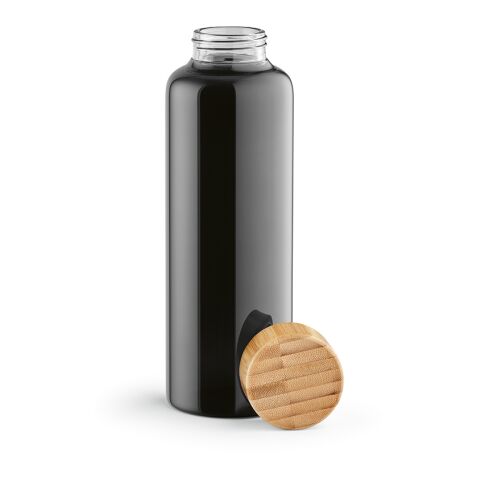 Indus Trinkflasche Borosilikat Glas 510 ml Schwarz | ohne Werbeanbringung