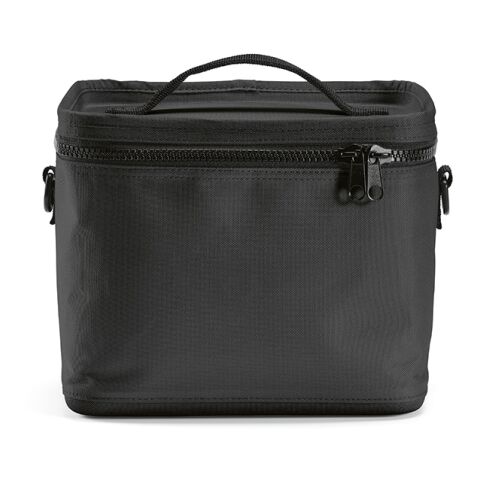 Munich L 10L Kühltasche, rPET mit rABS. Thermoinjizierte Reißverschlüsse Schwarz | ohne Werbeanbringung | Nicht verfügbar | Nicht verfügbar | Nicht verfügbar