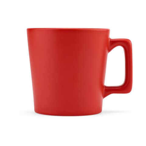 Thames 250 Tasse aus Keramik, 270ml. Matte Oberfläche Rot | ohne Werbeanbringung | Nicht verfügbar | Nicht verfügbar | Nicht verfügbar