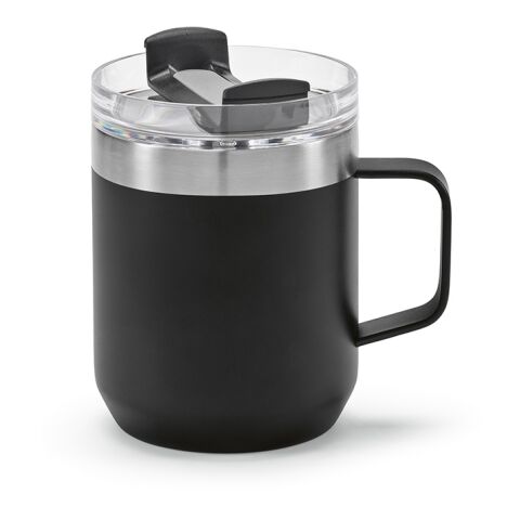 Shinano Tasse recy.Edelstahl, 440 ml. Doppelwandig mit drehbarem Deckel Schwarz | ohne Werbeanbringung | Nicht verfügbar | Nicht verfügbar | Nicht verfügbar