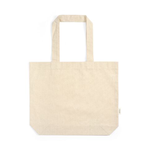 Blanc Einkaufstasche recy.Baumwolle (220 g/m²). Mit Henkeln und Bodenfalte Natur | ohne Werbeanbringung | Nicht verfügbar | Nicht verfügbar | Nicht verfügbar
