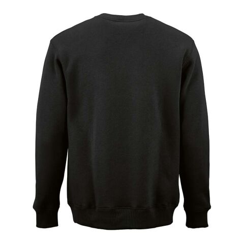 Nazaré Sweatshirt mit Rundhalsausschnitt. Bio-Baumwolle, recy. Baumwolle und rPET Schwarz | ohne Werbeanbringung | Nicht verfügbar | Nicht verfügbar | Nicht verfügbar