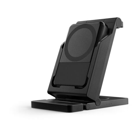 Trinifty Wireless Charger recy.ABS 5 000 mAh Schwarz | ohne Werbeanbringung