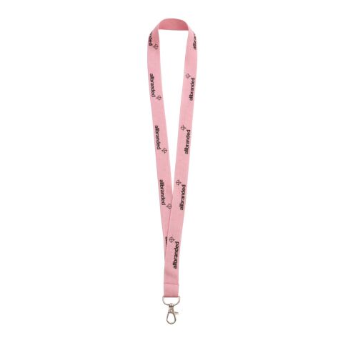 Bambus Lanyards PMS Wunschfarbe | ohne Werbeanbringung | 20 mm | Handyschlaufe | Ohne Verschluss | Ohne Safetyclip | Ausweishülle hoch