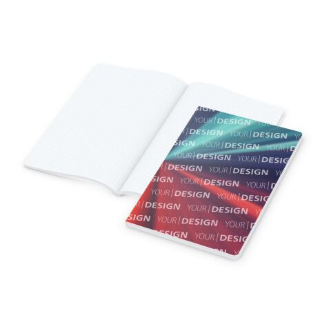 Notizbuch Flexx-Book Umfang groß Karton-Softcover individuell bedruckt DIN A4 | ohne Werbeanbringung | Karton glänzend | Punktraster