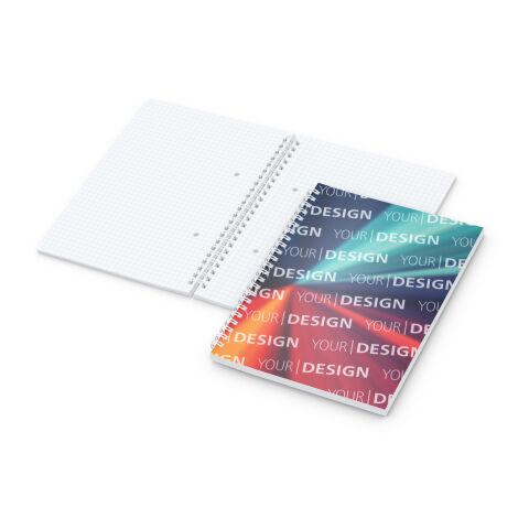 Spiralblock Collegeblock Wire-O Seiten kariert Deckblatt individuell DIN A5 | ohne Werbeanbringung | 50.0