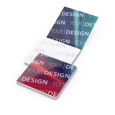 Haftnotizblock Cover Karton Format mittel Karton-Umschlag ohne Werbeanbringung | ohne Werbeanbringung | ohne Werbeanbringung | 72 × 72&nbsp;mm / individuell | glänzend