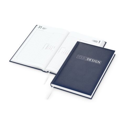 Tageskalender Image Mo.–Fr. je 1 Seite 352 Seiten Kunstleder-Hardcover Dunkelblau | DIN A5 | Silberprägung | Silberprägung inkl.