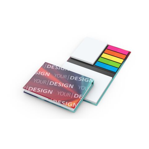 Haftnotiz-Set London Innenteil schwarz 50/50 Haftzettel 105 × 78 mm | Nicht verfügbar | Nicht verfügbar | Nicht verfügbar | Nicht verfügbar | ohne Werbeanbringung | weiß | matt