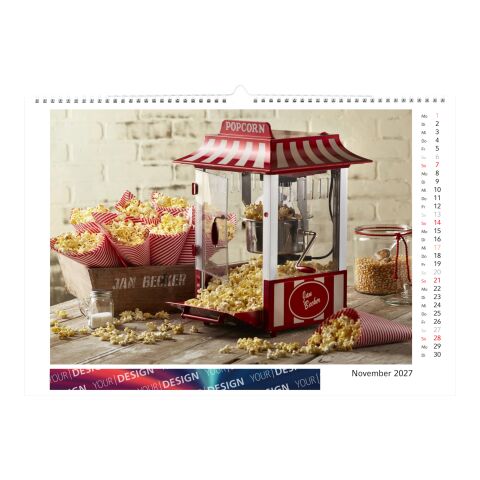 Personalisierter Bildkalender MagicPix Panorama Wandkalender groß A3+ (490 × 340 mm) | ohne Werbeanbringung