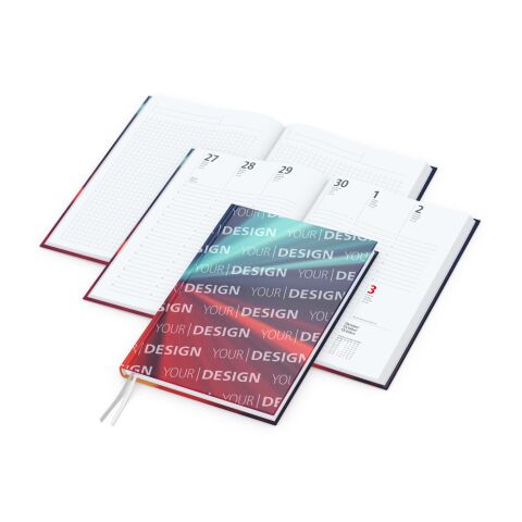 Wochenkalender vorne + Notizen hinten Note-Hybrid Ecken spitz Papier-Hardcover 4C-Quality | glänzend