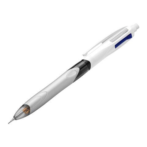 BIC® 4 Colours 3+1 Feinminenstift Weiß-grau | ohne Werbeanbringung | Nicht verfügbar | Nicht verfügbar