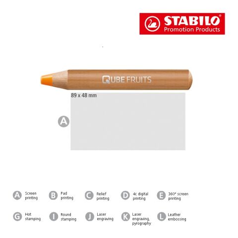 STABILO MARKdry Whiteboard-Marker neongelb | ohne Werbeanbringung