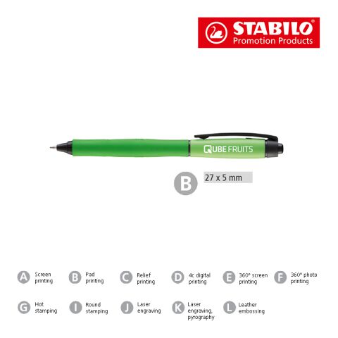 STABILO PALETTE Gelschreiber hellblau | ohne Werbeanbringung