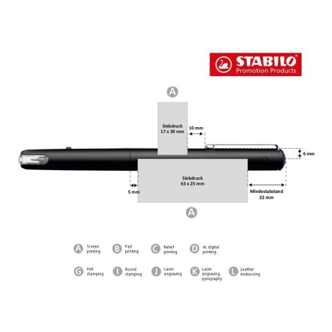 STABILO dr!ver Fineliner schwarz | ohne Werbeanbringung | ohne Werbeanbringung