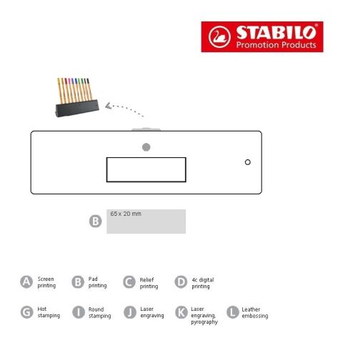 STABILO point 88 Click Set für 10 Fineliner ohne Werbeanbringung