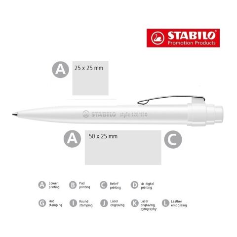 STABILO style softtouch Kugelschreiber blau | ohne Werbeanbringung