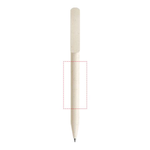Prodir DS3 Drehkugelschreiber Biotic Pen beige | Schwarz | ohne Werbeanbringung | ohne Werbeanbringung