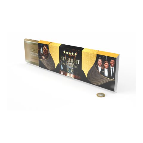 Lindt Alpenvollmilch Extra Tafel im Werbeschuber Digitaldruck
