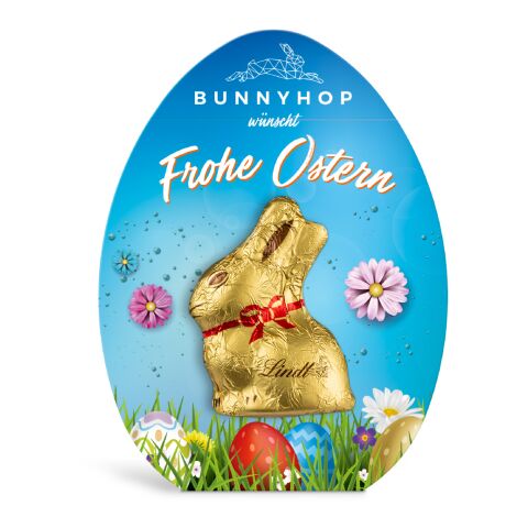 Lindt Lindor Kugel in Werbekartonage "Osterhase" Digitaldruck | Milchschokolade
