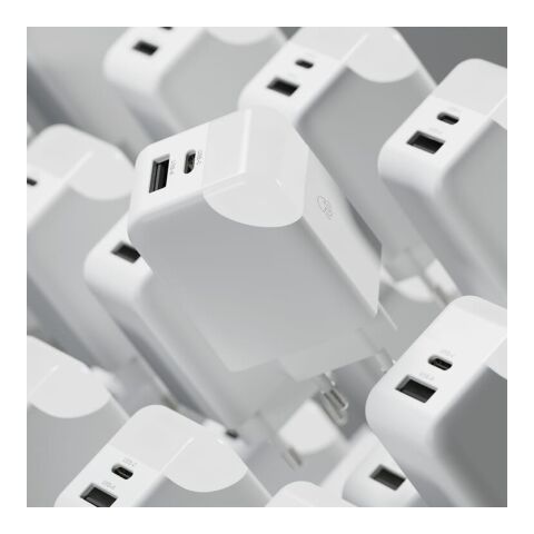 Xoopar Ice-G 65W GaN Netzadapter Weiss | ohne Werbeanbringung | Nicht verfügbar | Nicht verfügbar