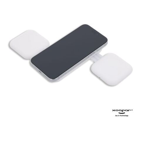 3188 | Xoopar Trafold 3 Wireless charger 15W Weiss | ohne Werbeanbringung | Nicht verfügbar | Nicht verfügbar | Nicht verfügbar