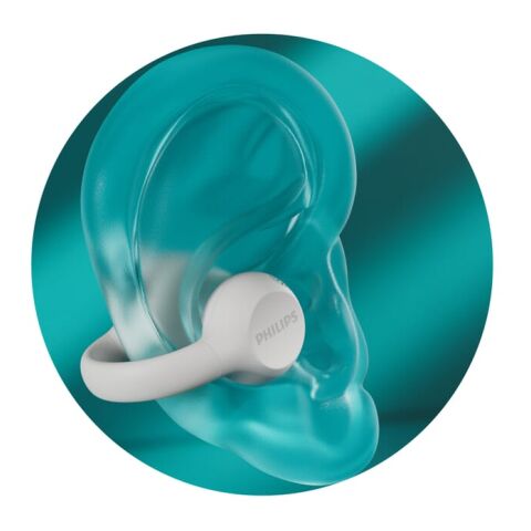 Philips TAQ2000 TWS-Ohrhörer mit offenem Ohr Weiss | ohne Werbeanbringung | Nicht verfügbar | Nicht verfügbar
