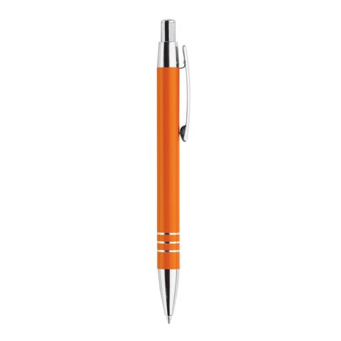 Kugelschreiber in Köcher Orange | 1-farbiger Tampondruck | 270° vom Clip | 7 mm x 45 mm | Nicht verfügbar
