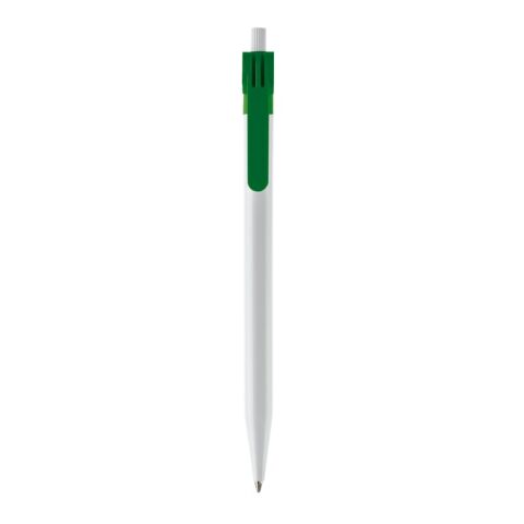Kugelschreiber Futurepoint Hardcolour Weiss-Grün | 1-farbiger Siebdruck | in Verlängerung vom Clip | 50 mm x 25 mm | Nicht verfügbar