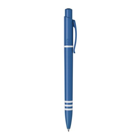 Kugelschreiber Tropic Colour hardcolour Blau Weiss | 1-farbiger Siebdruck | 180° vom Clip | 40 mm x 25 mm | Nicht verfügbar