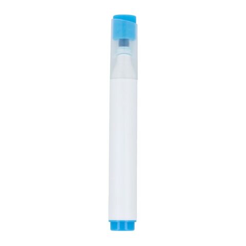 Ovaler Textmarker Blau Weiss