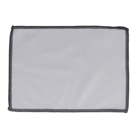 R-PET Sublim Mikrofasertuch 13 x 18cm Weiss