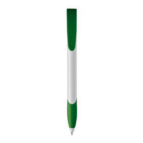 Kugelschreiber Apollo Hardcolour Weiss-Grün | 1-farbiger Siebdruck | 180° vom Clip | 40 mm x 25 mm | Nicht verfügbar