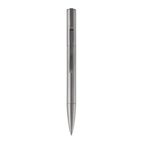 Metall USB Kugelschreiber 4GB Silber | Gravur | in Verlängerung vom Clip | 20 mm x 7 mm | Nicht verfügbar