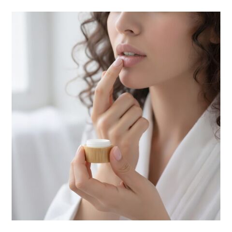Lipbalm rund Bambus Natur | ohne Werbeanbringung | Nicht verfügbar | Nicht verfügbar