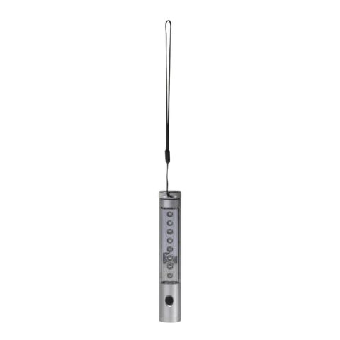 Aluminium Taschenlampe mit Magnet, 5+8 LED´s Silber
