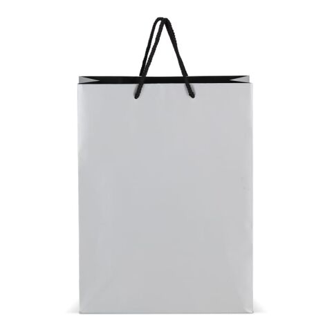 FSC Papier Geschenktasche 30 x 12 x 40cm 200g/m² Silber | ohne Werbeanbringung | Nicht verfügbar | Nicht verfügbar