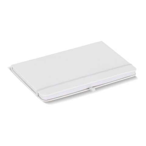Notizbuch Olmo Hardcover PU A5 mit Haftnotizen Weiss | ohne Werbeanbringung | Nicht verfügbar | Nicht verfügbar
