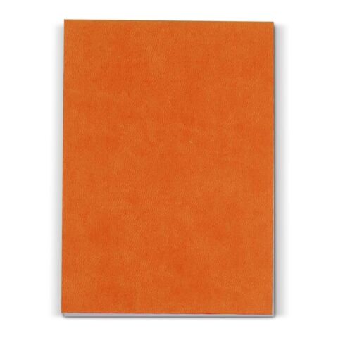 Notizbuch mit 150 Blatt Recyclingpapier Orange | ohne Werbeanbringung | Nicht verfügbar | Nicht verfügbar | Nicht verfügbar