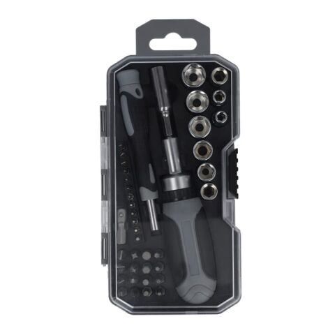 41-teiliger Werkzeugsatz Grau | ohne Werbeanbringung | Nicht verfügbar | Nicht verfügbar