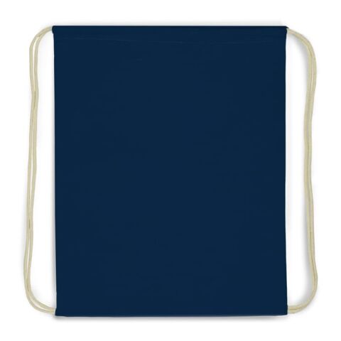 Kordelzugbeutel baumwolle OEKO-TEX® 140g/m² 35x45cm Dunkelblau
