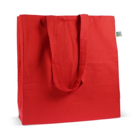 Tasche Fairtrade 140g 38x10x42 rot | ohne Werbeanbringung | Nicht verfügbar | Nicht verfügbar | Nicht verfügbar