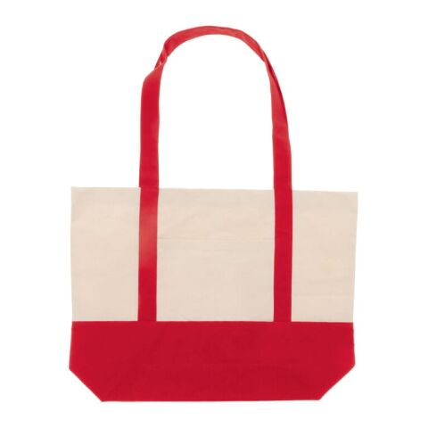 Strandtasche Baumwollsegeltuch OEKO-TEX® 280g/m² 42x10x30cm rot | ohne Werbeanbringung | Nicht verfügbar | Nicht verfügbar | Nicht verfügbar