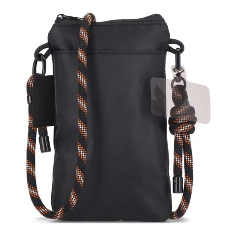 Crossbody Beutel mit Paracord Gurt schwarz | ohne Werbeanbringung | Nicht verfügbar | Nicht verfügbar