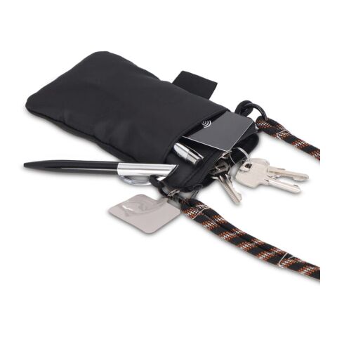 Crossbody Beutel mit Paracord Gurt Schwarz | ohne Werbeanbringung | Nicht verfügbar | Nicht verfügbar