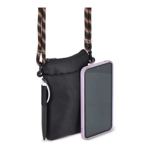 Crossbody Beutel mit Paracord Gurt Schwarz | ohne Werbeanbringung | Nicht verfügbar | Nicht verfügbar