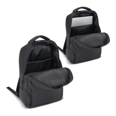 PU Osaka Laptop-Rucksack 30 x 14 x 42 cm 15 l schwarz