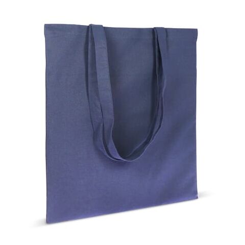 Tasche Bio-Baumwolle Farbe lang 140g/m² 38x42 cm Dunkelblau | ohne Werbeanbringung | Nicht verfügbar | Nicht verfügbar