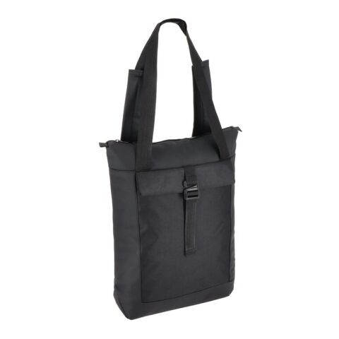 rPET 600D Navi Laptop-Rucksack 36 x 40 x 10 cm Schwarz | ohne Werbeanbringung | Nicht verfügbar | Nicht verfügbar