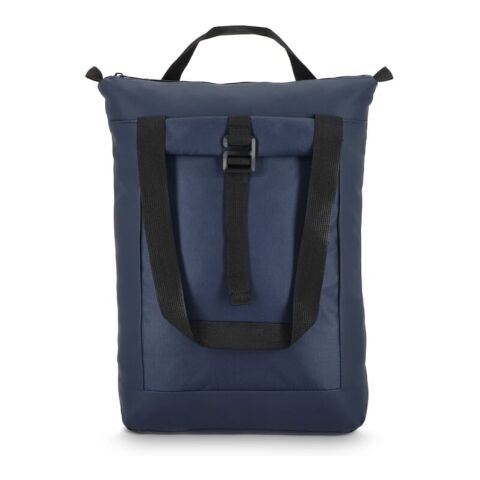 rPET 600D Navi Laptop-Rucksack 36 x 40 x 10 cm blau/schwarz | ohne Werbeanbringung | Nicht verfügbar | Nicht verfügbar